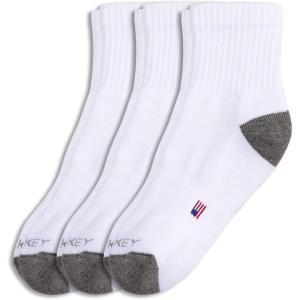 Jockey Women’s Socks Women’s Made in America* Quarter Socks – 3 Pack(White)