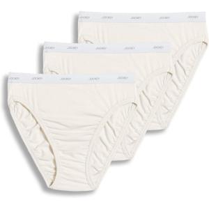 Jockey Women’s Underwear Classic French Cut – 3 Pack(Ivory)