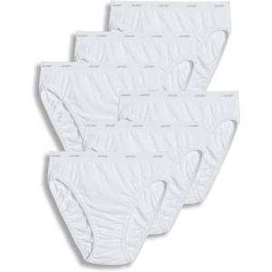 Jockey Women’s Underwear Classic French Cut – 6 Pack(White)
