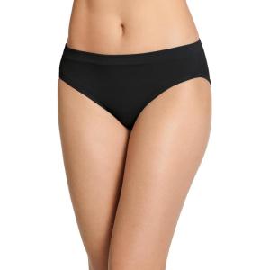 Jockey Women’s Underwear Cotton Stretch Bikini(Black)