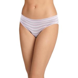Jockey Women’s Underwear Cotton Stretch Bikini(Social Stripe)