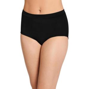 Jockey Women’s Underwear Cotton Stretch Brief(Black)