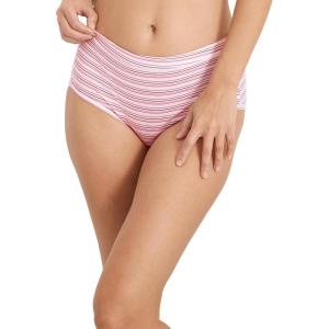 Jockey Women’s Underwear Cotton Stretch Brief(Social Stripe)