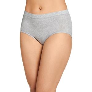 Jockey Women’s Underwear Cotton Stretch Hi Cut(Grey Heather)