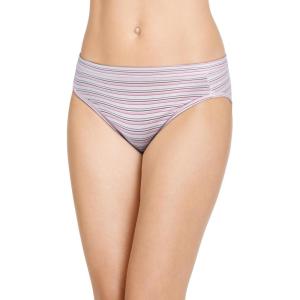 Jockey Women’s Underwear Cotton Stretch Hi Cut(Social Stripe)