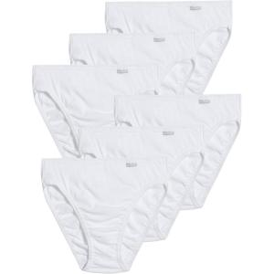 Jockey Women’s Underwear Elance French Cut – 6 Pack(White)