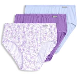 Jockey Women’s Underwear Elance String Bikini – 3 Pack(Wake Blue/Garden Blooms/Purple Amethyst)