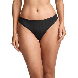 Jockey Women’s Underwear Light & Airy Thong(Black)