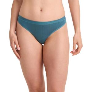 Jockey Women’s Underwear Light & Airy Thong(Curious Teal)