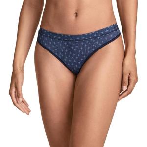 Jockey Women’s Underwear Light & Airy Thong(Drawn Stars)
