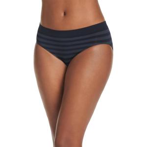Jockey Women’s Underwear Matte & Shine Seamfree Hipster(Black)