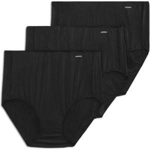 Jockey Women’s Underwear No Panty Line Promise Tactel Brief – 3 Pack(Black)