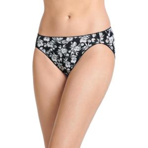 Jockey Women’s Underwear No Panty Line Promise Tactel Hi Cut(Midnight Poppy)