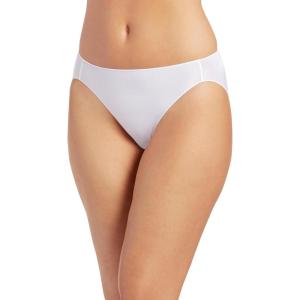 Jockey Women’s Underwear No Panty Line Promise Tactel Hi Cut(White)