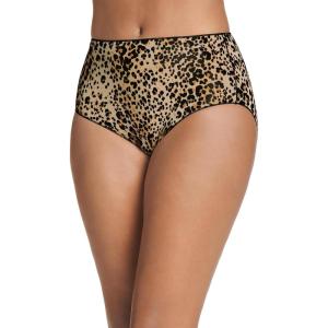 Jockey Women’s Underwear No Panty Line Promise Tactel Hip Brief(Iconic Cheetah)