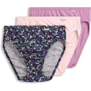 Jockey Women’s Underwear Plus Size Elance French Cut – 3 Pack(Beloved Pink)