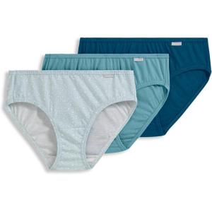 Jockey Women’s Underwear Plus Size Elance French Cut – 3 Pack(Blue Monday/Constellations/Dusty Skies)