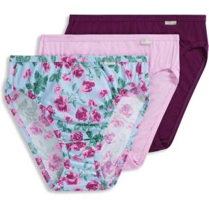 Jockey Women’s Underwear Plus Size Elance French Cut – 3 Pack(Blushberry)