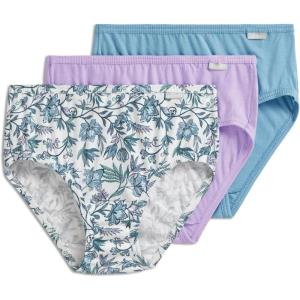 Jockey Women’s Underwear Plus Size Elance Hipster – 3 Pack(Wyndham Floral)