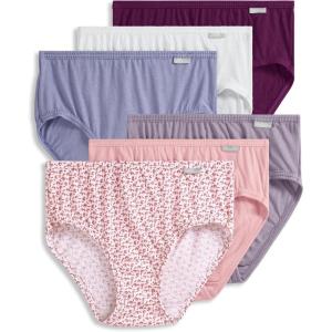 Jockey Women’s Underwear Plus Size Elance Hipster – 6 Pack(Vintage Bloom)