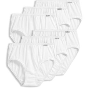 Jockey Women’s Underwear Plus Size Elance Hipster – 6 Pack(White)