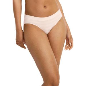 Jockey Women’s Underwear Seamfree Bikini(Peach Ice Stripe)