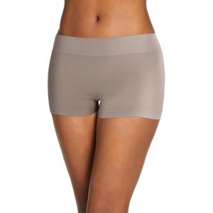 Jockey Women’s Underwear Seamfree Comfort Waist Boyshort(Grey Seed)