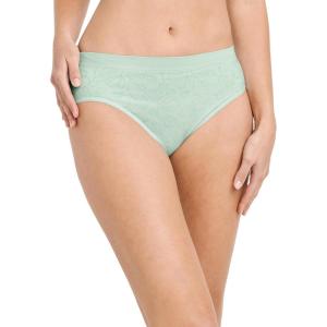 Jockey Women’s Underwear Seamfree Hi-Cut(Morning Dew Jacquard)