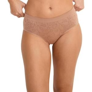 Jockey Women’s Underwear Seamfree Hipster(Almond Jacquard)