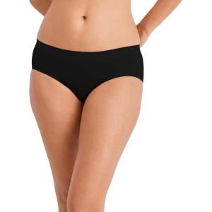Jockey Women’s Underwear Seamfree Hipster(Black)