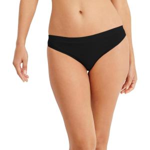 Jockey Women’s Underwear Seamfree Thong(Black)