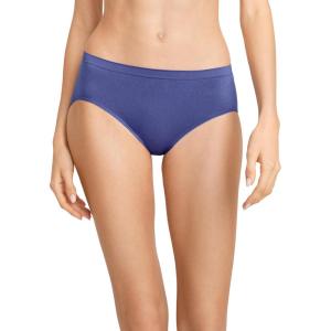 Jockey Women’s Underwear Smooth & Shine Seamfree Hi Cut(Future Dusk)