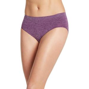 Jockey Women’s Underwear Smooth & Shine Seamfree Hipster(Absolute Plum)