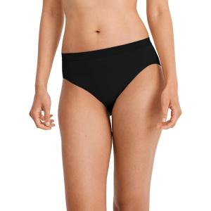 Jockey Women’s Underwear Smooth & Shine Seamfree Hipster(Black)