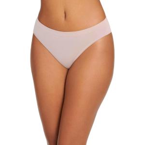 Jockey Women’s Underwear Smooth & Shine Seamfree Thong(Coral Mist)