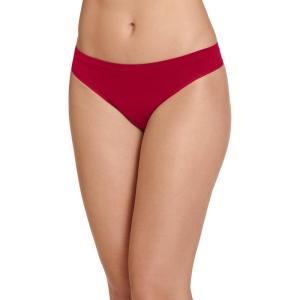 Jockey Women’s Underwear Smooth & Shine Seamfree Thong(Red)