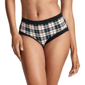 Jockey Women’s Underwear Soft Stretch Lace Microfiber Brief(Cozy Bay Plaid)
