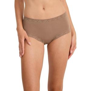 Jockey Women’s Underwear Soft Stretch Lace Supersoft Brief(Almond)