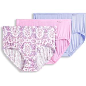 Jockey Women’s Underwear Supersoft Brief – 3 Pack(Crafted Damask)