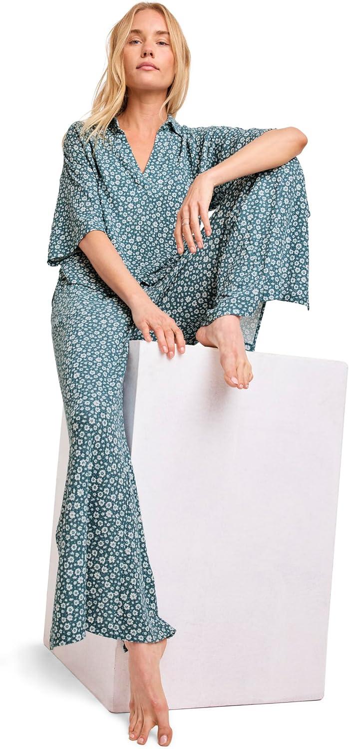 imageJockey Womens Sleepwear Waffle Sleep Pant