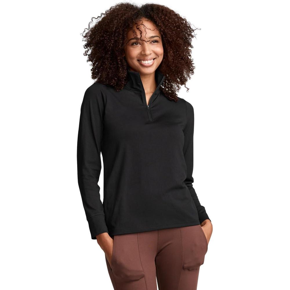 imageJockey Womens Activewear EVERACTIVE 14 ZipBlack