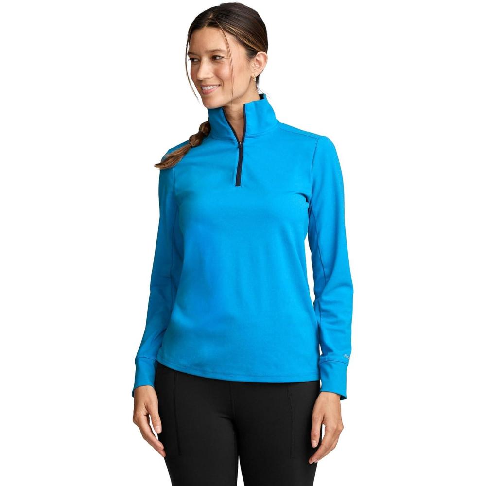imageJockey Womens Activewear EVERACTIVE 14 ZipBlue Heather