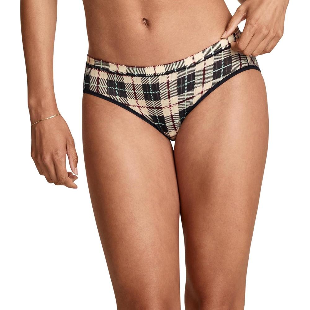 imageJockey Womens Underwear Light ampamp Airy BikiniCozy Bay Plaid