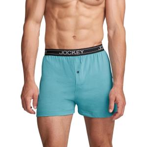 Jockey Men’s Underwear ActiveBlend Knit 5″ Boxer(Cove)