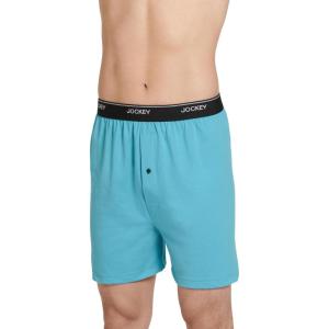 Jockey Men’s Underwear ActiveBlend Knit 5″ Boxer(Out of the Blue)