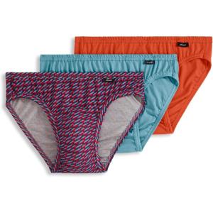 Jockey Men’s Underwear Men’s Elance Bikini – 3 Pack(Autumn Leaf/Duet Geo/Cove)