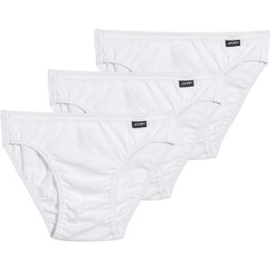 Jockey Men’s Underwear Men’s Elance Bikini – 3 Pack(White)