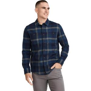 Jockey Outdoors Men’s Casualwear Flannel Field Shirt(Alpine Plaid)