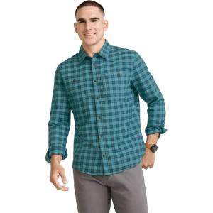 Jockey Outdoors Men’s Casualwear Flannel Field Shirt(South Plaid)