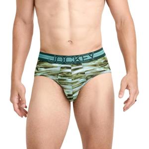 Jockey Sport Men’s Underwear Stability Pouch Microfiber Brief(Wavelength)